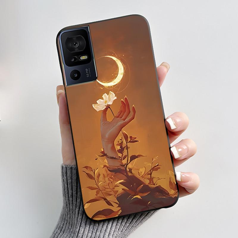 Phone Case For TCL 40 SE 40SE 40 XL 40R 40XL 40T Case Luxury Cute Cool Cartoon Black Soft Silicone Cover Protective Shell Coque