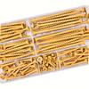 100/120/200Pcs Star Flat Head Rust Resistant Wood Fasteners Repair Tools Coarse Thread Deck Self Drilling Screws