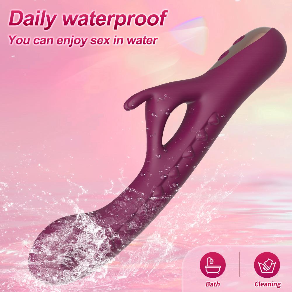 Strongest Rabbit Vibrator for Women - Instant G-Spot & Clitoral Orgasm, Rechargeable Waterproof Adult Sex Toy