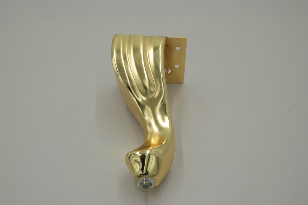 Ludwik Möbelfuß, gold, Höhe 14,5 cm