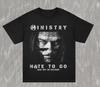 2026 Ministry Industrial Metal Ancestor Band's Farewell Announcement: Summer Men's and Women's Pure Cotton T-shirts Comfortable