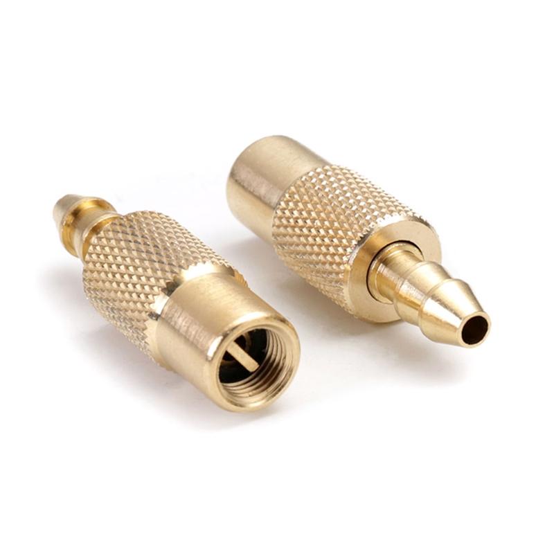 Car Inflatable Nozzle Quick Connector Thread Nozzle Adapter-Valve Brass Air