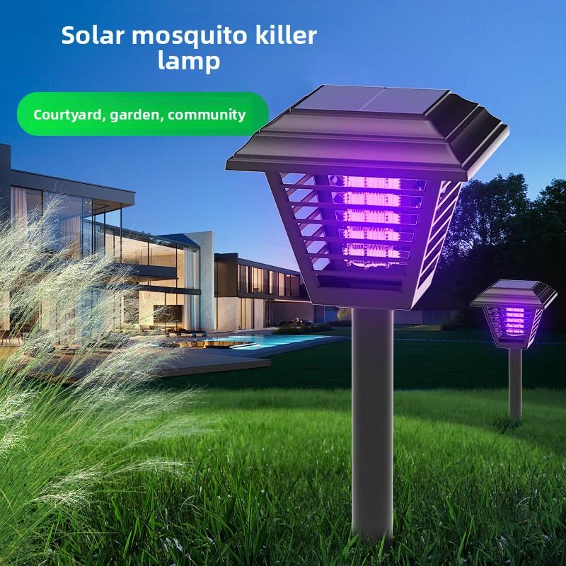 

Solar Mosquito Killer Lamp - Garden Lamp - Garden Villa Landscape Lighting - Plug-in Lamp - Home Use - No Wiring Required - Dual-purpose for Lighting Mosquito killer lamp 1pc