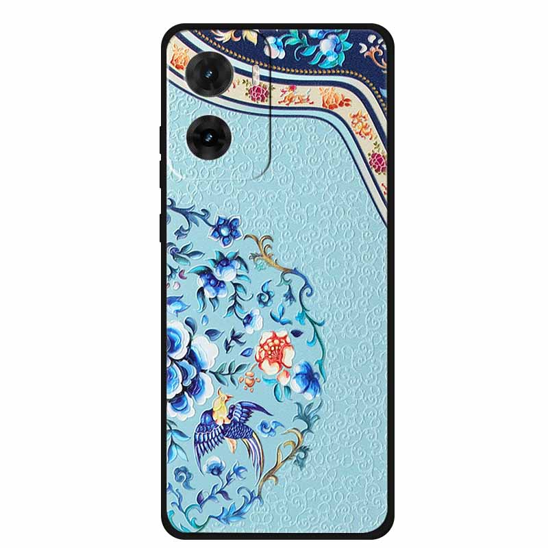 3D Emboss Case For Motorola G06 Phone Case Flowers Shockproof Soft Silicone Coque For Motorola E15 G05 G06 Power Back Cover Case