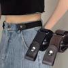 Adjustable Stretch Elastic Waist Band Invisible Belt Buckle-Free Belts For Women Men Jeans Pants Dress No Buckle Easy To Wear