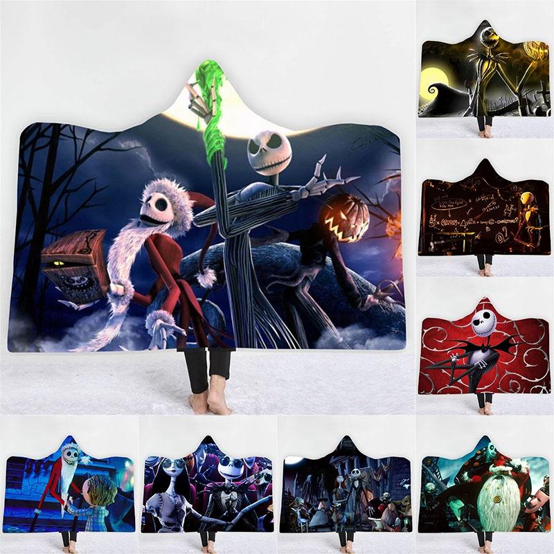Cozy And Soft The Nightmare Before Christmas Hooded Blanket For Ultimate Comfort