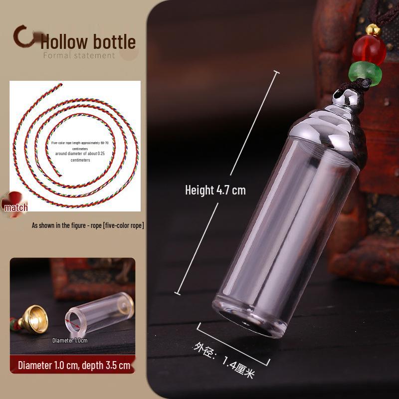 

Versatile Openable Pendant for Storing Items, Ritual Objects, or Cinnabar - Unisex Ghau Necklace.