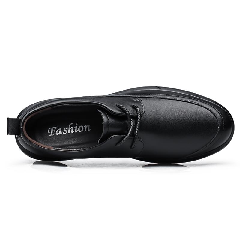 2024 Men's Genuine Leather Shoes 38-46 Soft Anti-slip Rubber Loafers Shoes Man Casual Flats Walking Driving Shoes Lightweight