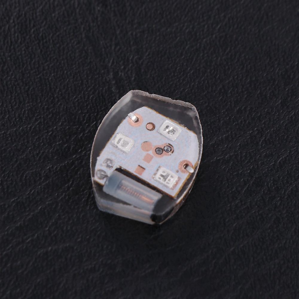 10Pcs Miniature Movement Electronics Lamp Luminous Hole Shoes Lamp Vibrating Light Diy Toy