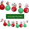 Three-dimensional Hollow Christmas Banner Paper Flowers Creative Design Christmas Decoration Ceiling Layout Honeycomb Paper