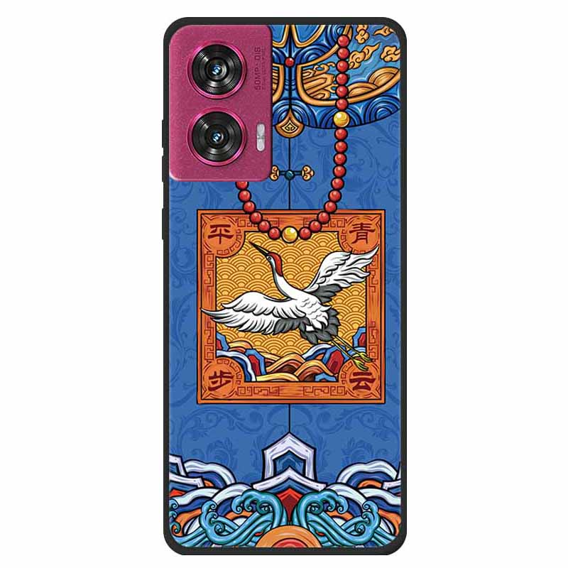 Dla Motorola Edge 50 Fusion 5G Etui na telefon Wzór Nadruk Miękki TPU Pokrowiec Ochronny