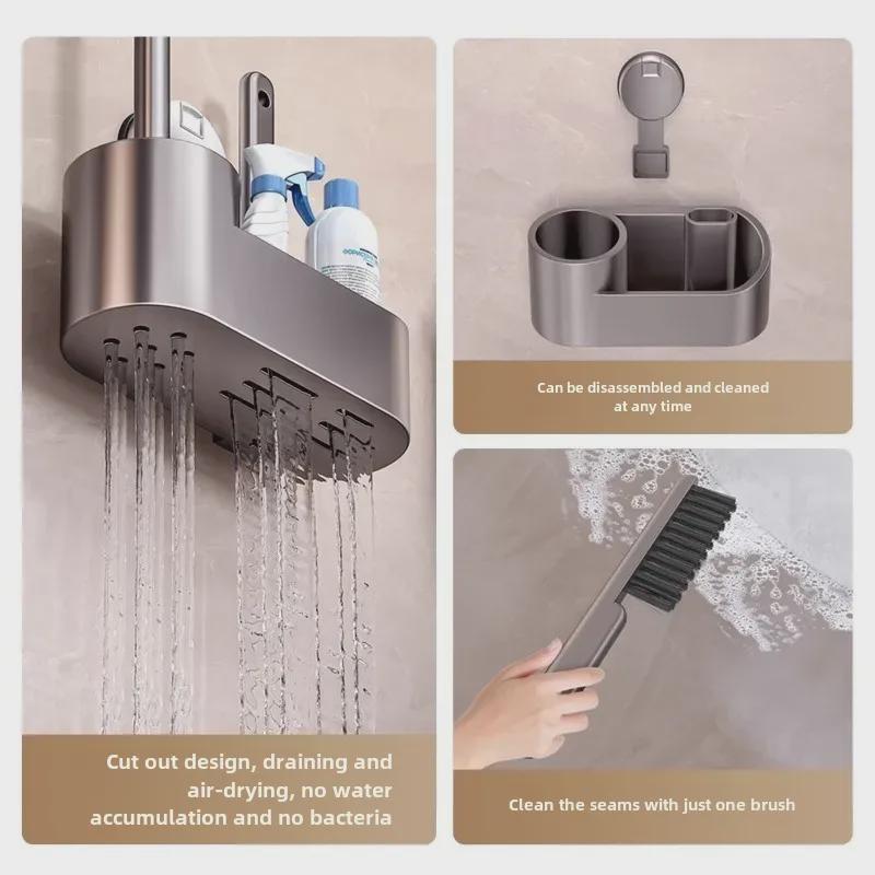 Suction Cup Toilet Brush: Punch-Free, No Dead Angle Cleaning Artifact