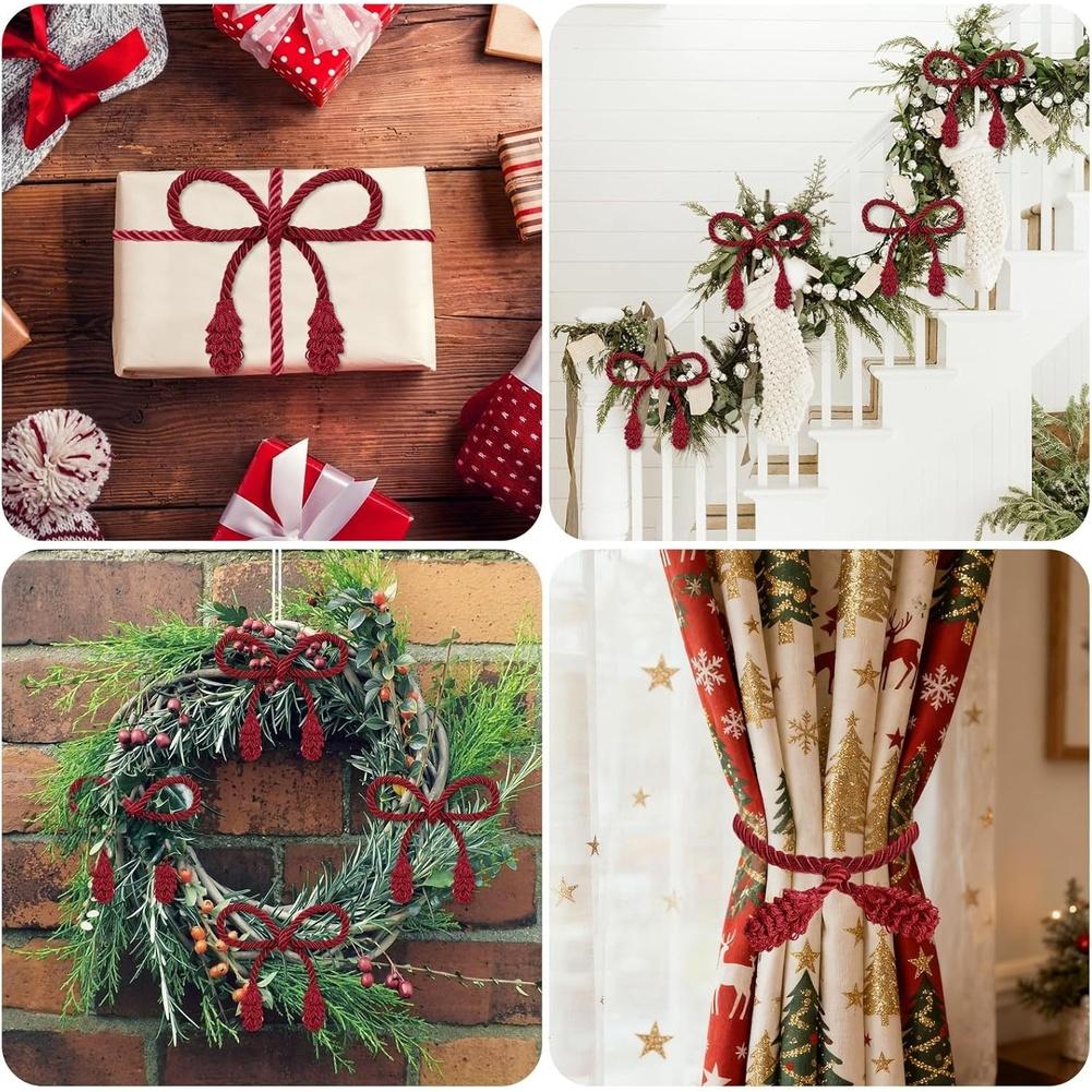 20 Inch Christmas Wreath Bands Flexible Twist Tie Decorations For Holiday Home For Christmas Tree Decorations Wreath Bands