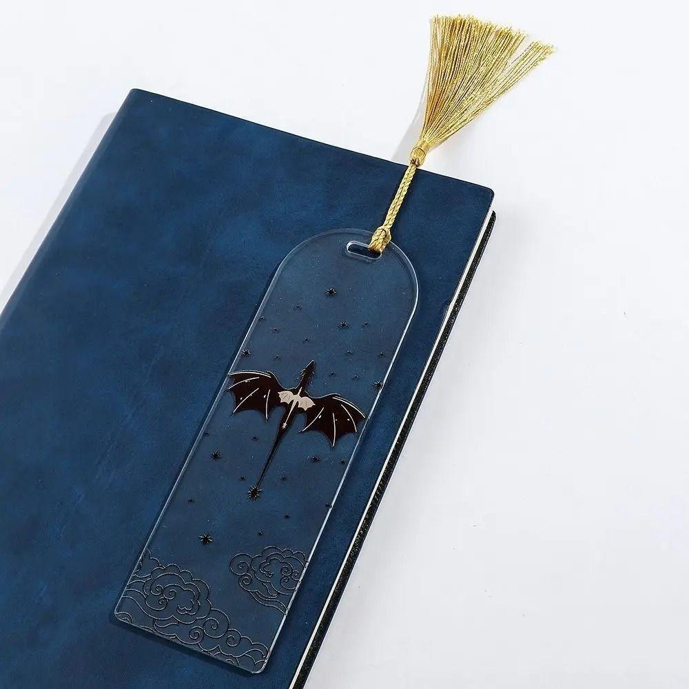 Acrylic Bookmark Transparent Anime Book Mark Cartoon Reading Marker