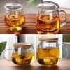 Xunyi Detachable Borosilicate Glass Tea Infuser Mug