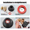 Set of 5pieces Sprayer Nozzle with Wear Resistance Metal for Long Distances and Ranges Agricultural Misting Use