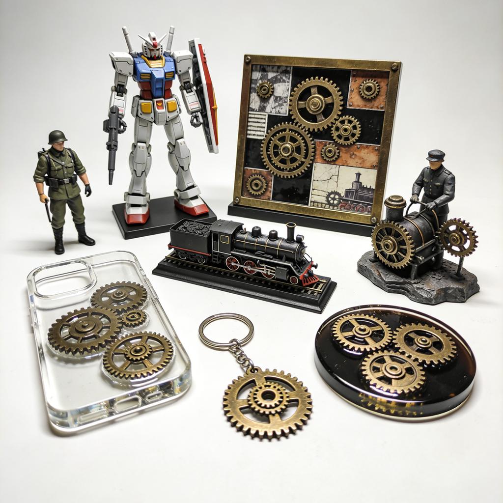 50Gram DIY Assorted Color Antique Metal Steampunk Gears Charms Pendant Clock Watch Wheel Gear Crafting, Jewelry Making Accessory