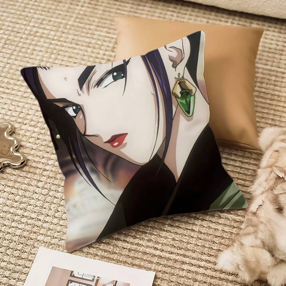 

C-Cowboy Bebop Наволочка Защита от пылевых клещей Невидимая молния Диван-кровать 12x12Inch