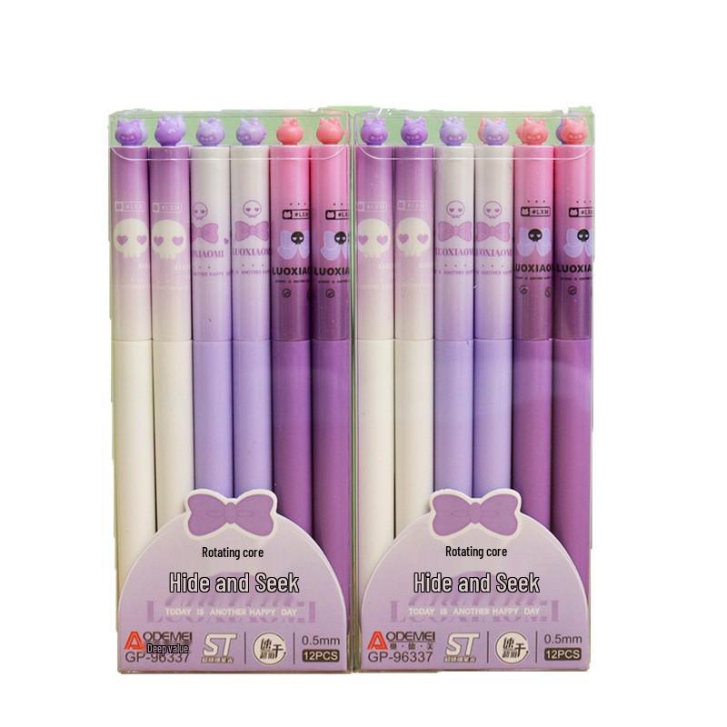 Twist-Out Core 0.5mm Black Gel Pen - Student & Office Use
