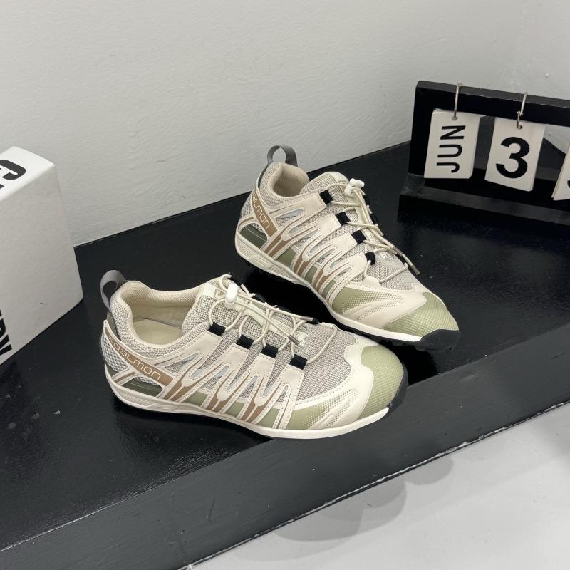 Leather Leisure Sports Thick Bottom Mountaineering Big Head Outdoor Soft Bottom Lightweight Breathable Daddy Shoes Women