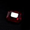 Natural Red Ruby Loose Gemstone 26.55 ct Bloody Emerald Cut for Jewelry Making and Gem Collections