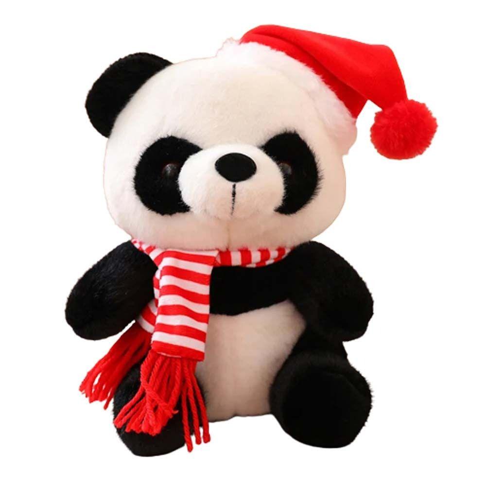 With Scarf Animal Bear Plush Doll Animal Panda Animal Stuffed Toy Home Desk Decor