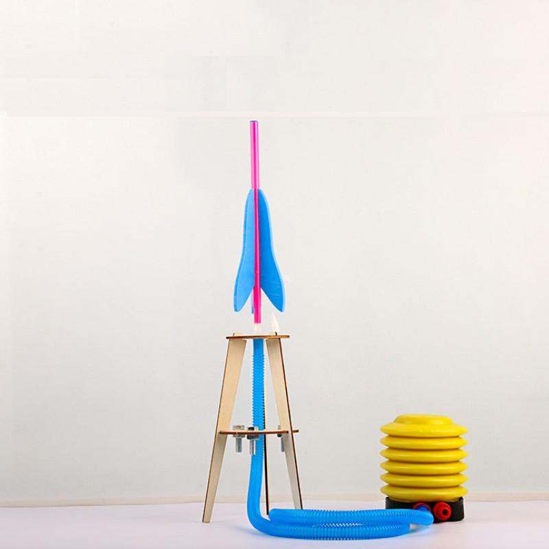 Self Made Air Rocket Launcher Experimental Material Set Children Puzzle Toy For Kids Diy Physics Educational Toy Classroom Activity