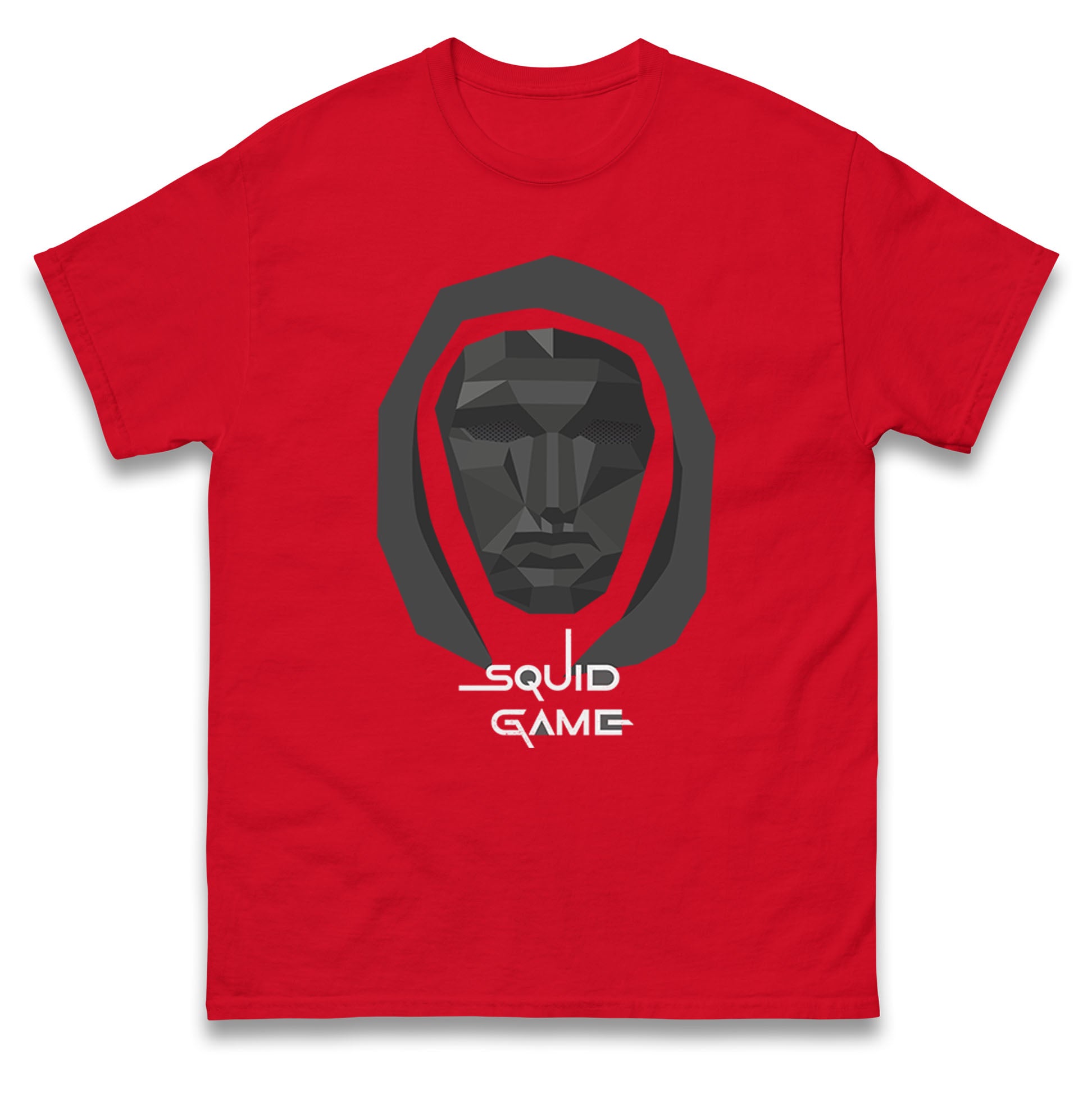 Squid Game Front Man Mask Mens T Shirt Womens Tops Tees L