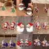 Cross-border Hot Sale Santa Series Earrings Fun Christmas Day Atmosphere Cartoon Santa Earrings