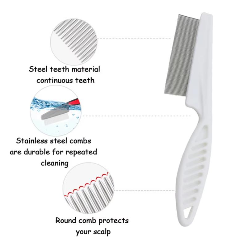 Super Dense Teeth Lice Cleaning Comb 1pc Painless Dandruff Lice Eggs Removal Tool for Children Adult Home Use