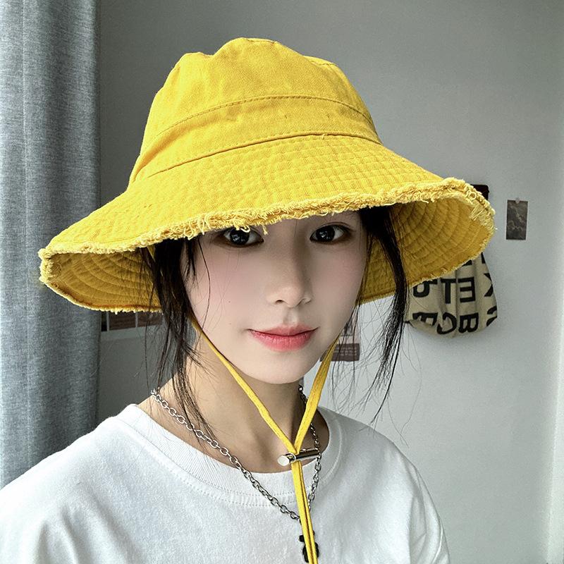 

1 шт., новая необработанная шляпа-ведро, солнцезащитная однотонная складная шляпа от солнца, для путешествий на открытом воздухе, повседневная, для мужчин и женщин, для рыбалки, пляжная кепка