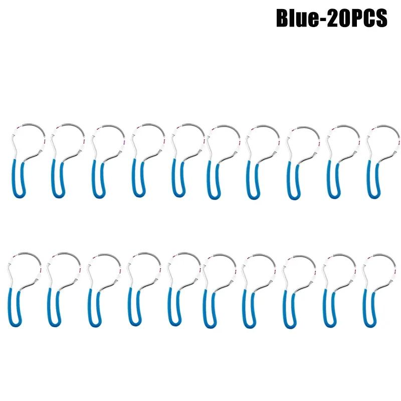 1-80 Stück Gesichtshaarentferner Fadenepilierer Gesichtsepilierer Schmerzloser Lippen Kinn Nacken Haarentferner Feder Gesichts-Schönheitswerkzeuge für Frauen