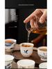 Hand-Painted White Porcelain Tea Cup, Personal Kung Fu Tea Set Bowl