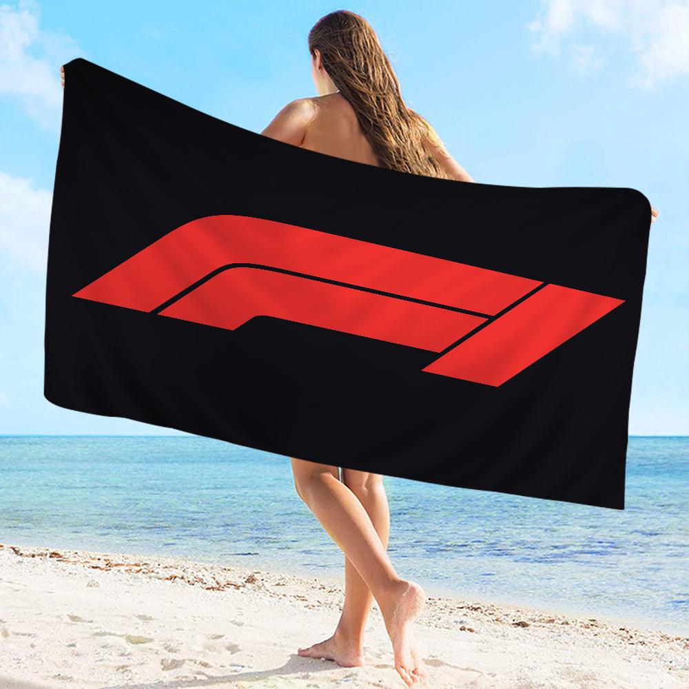 Racing Car F1 Pattern Towel Microfiber Beach Towel Absorbent Quick Dry Soft Yoga Swimming Resort Mountain Climbing Towel