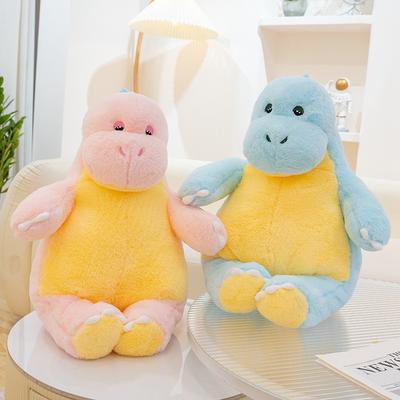 Weiches Dinosaurier Kissen Plüschtier Puppe Blauer Dinosaurier Puppe Heimkissen Kissen Stoffpuppe