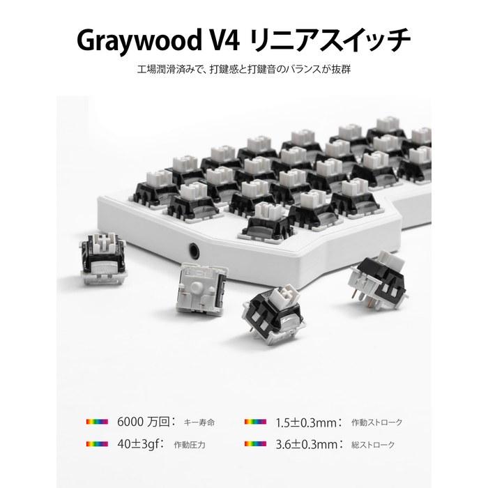 Clavier Koravax Corne V4.1, 46 Touches, Séparé, Disposition Anglaise, Profil Bas, Mécanique, Filaire, Rétroéclairage RGB, Vial/QMK, Échangeable à Chaud,