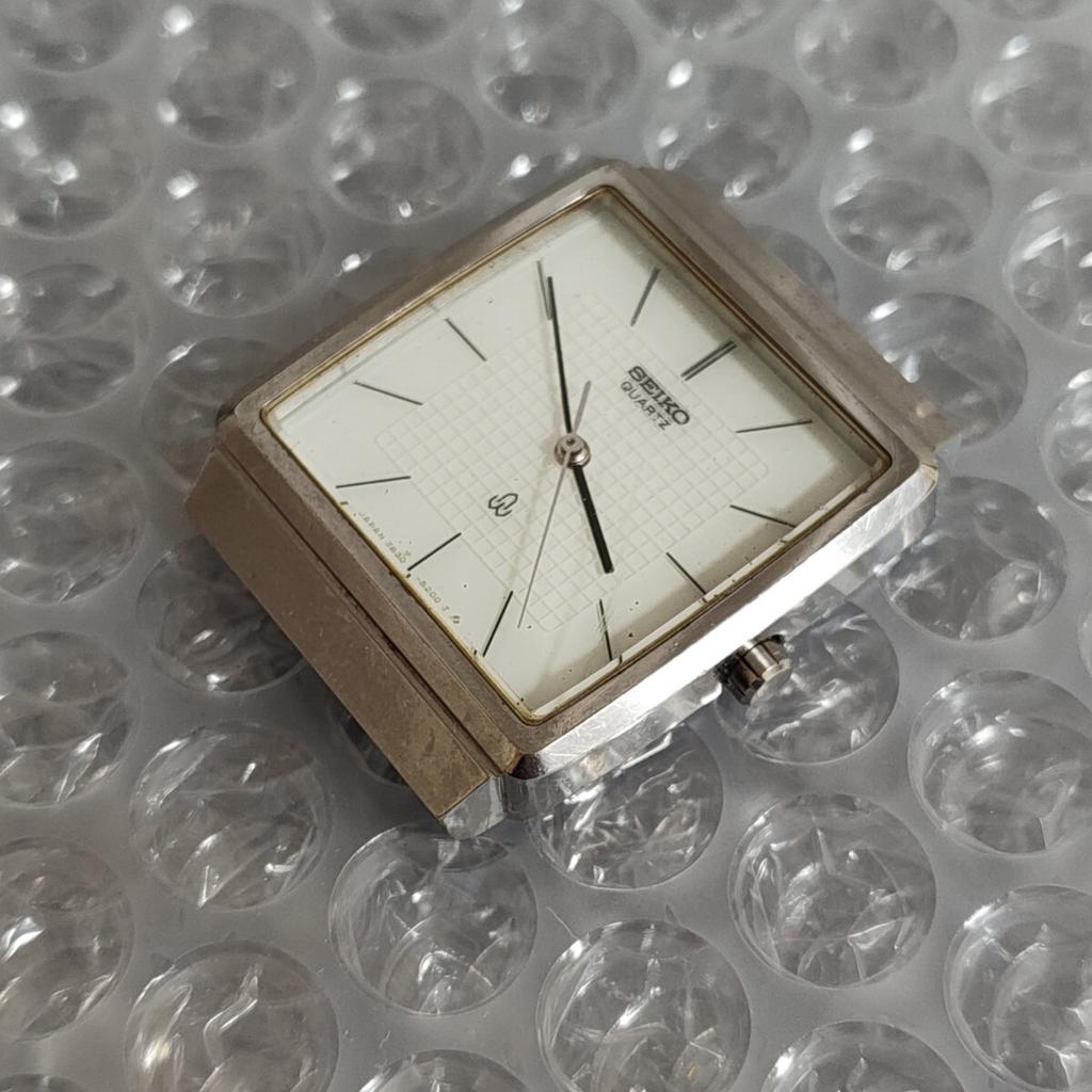 SEIKO Square Silver White Dial Vintage 5170 Watch Code [Working Condition] Men's (Management K26a)