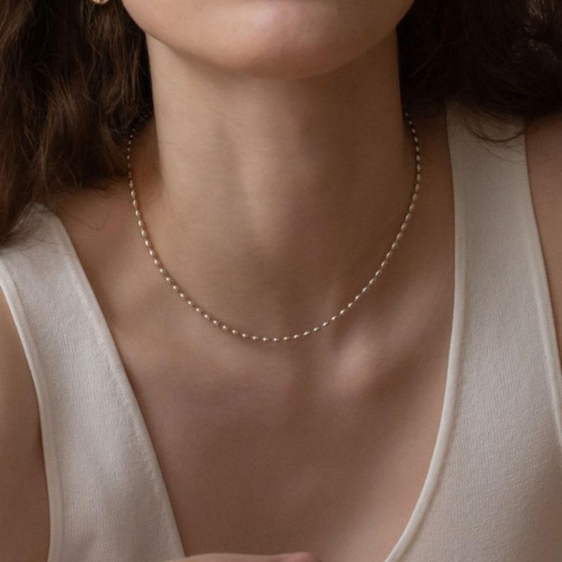 

Dawn of Me Oval Link Chain Necklace -