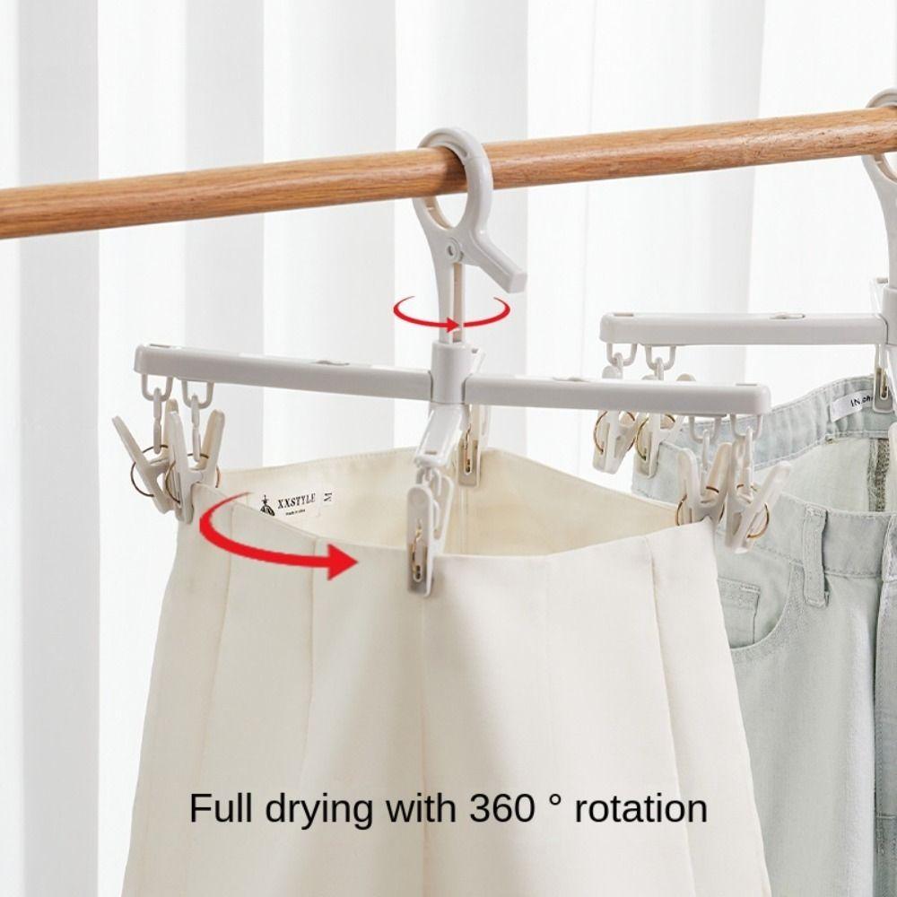 

Household Clothes Hanger Windproof Storage Rack Durable Drying Rack