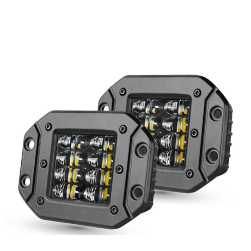 

5-дюймовый встраиваемый рабочий свет 24 Вт фара-прожектор A-pillar для Wrangler, сверхяркий светодиодный противотуманный свет для грузовика 1pc