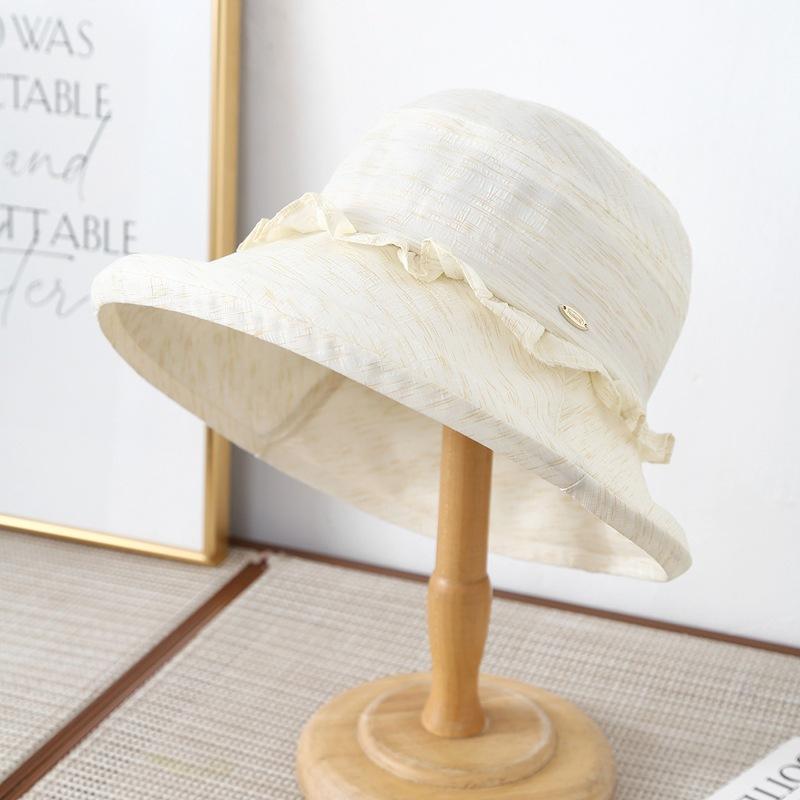 Sweet Floral Bucket Hat Women, Spring Summer Elegant Casual All-Match Packable Hat, Outdoor Visor Sunhat