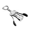 Stainless Steel Wine Corkscrew Spring Loaded Wine Bottles Cork Remover Bottles Opener  Bars