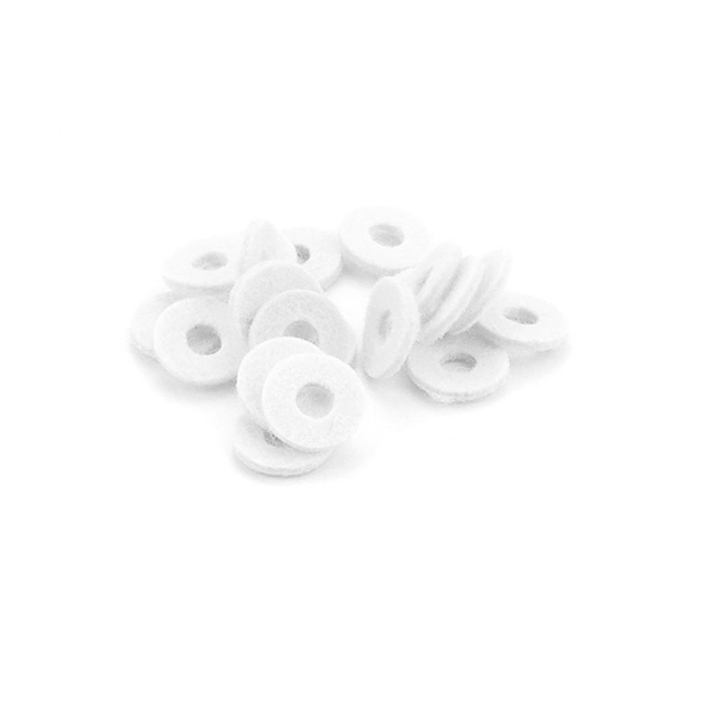 Trumpet Washers Pad 20Pcs Trumpet Valve Felt Washers Cushion Pad Brass Trumpets Musical Instrument Part Replacements