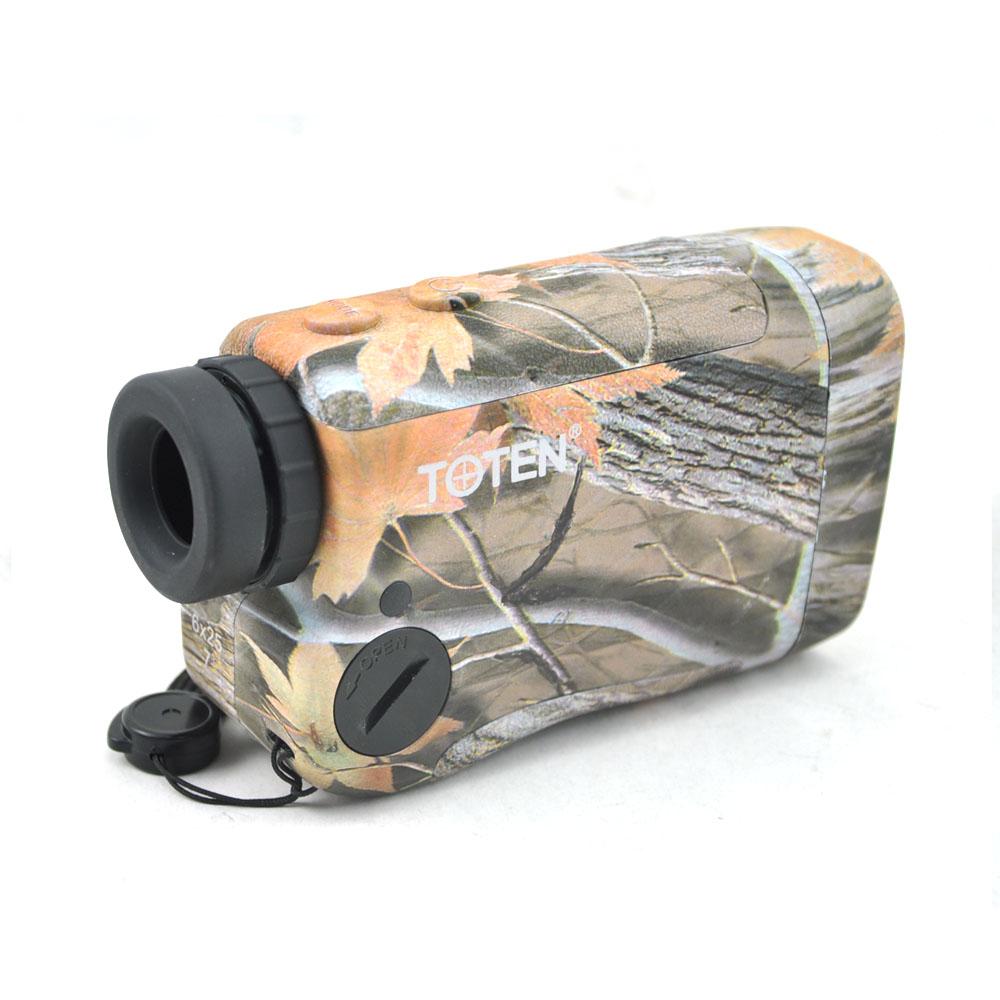 TOTEN Hunting Rangefinder 6x25 Monocular 600m Meter Distance Outdoor Sports Golf Laser Survey Telemeter LCD Telescope Equipment
