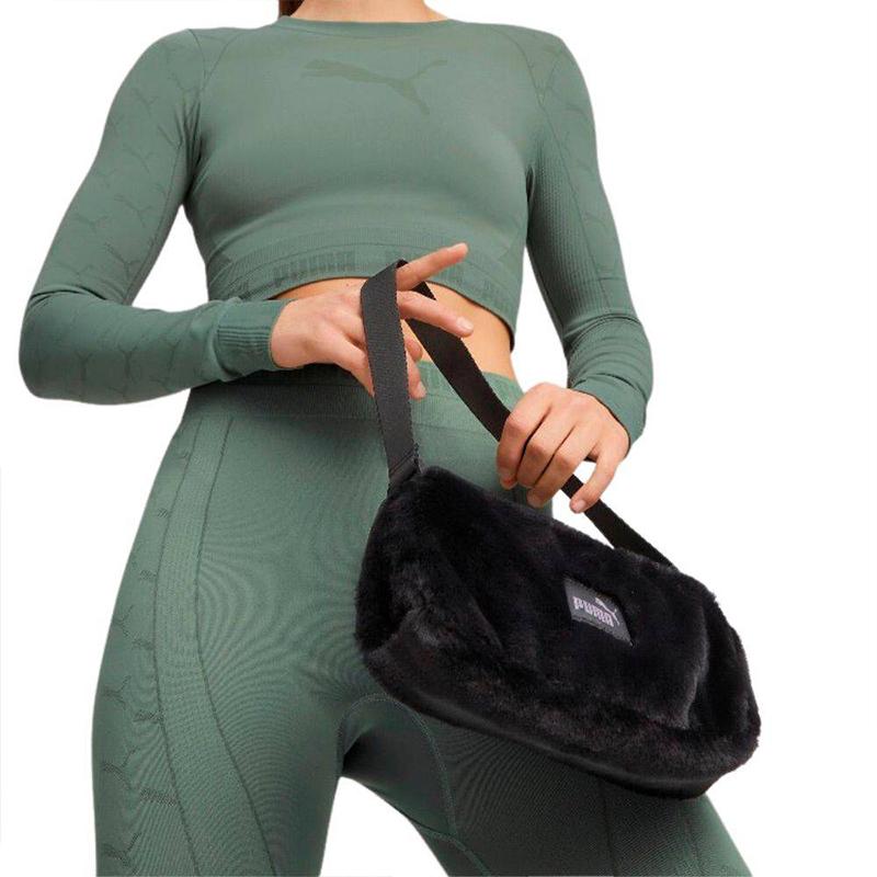 Puma Codzienna Modna Minimalistyczna Torba na Ramię z Tkaniny Damskie Torby Czarna 079872-01