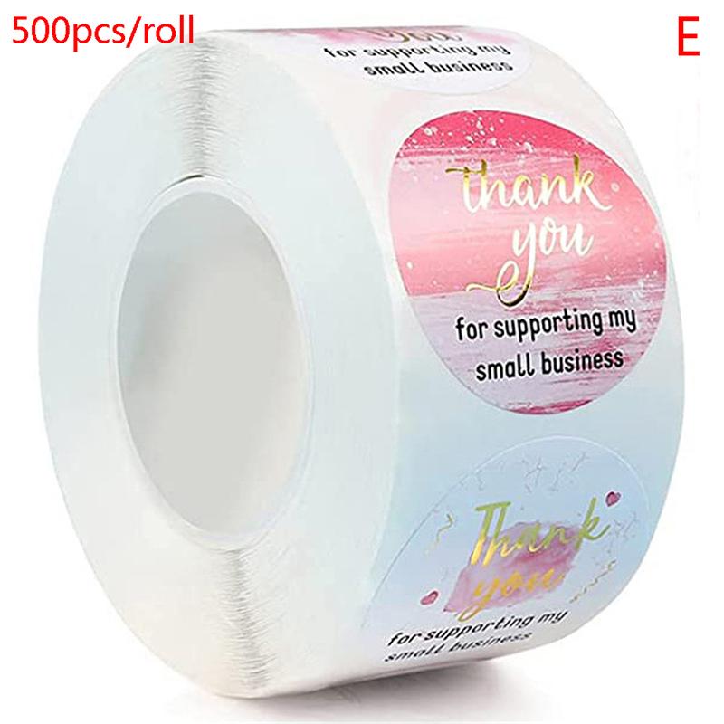 1 Set 2 /1.5 Inch Thank You Seal Sticker Commercial Use Gift Box Envelope Decor Sticker Wedding Party Sticker Invitation Label