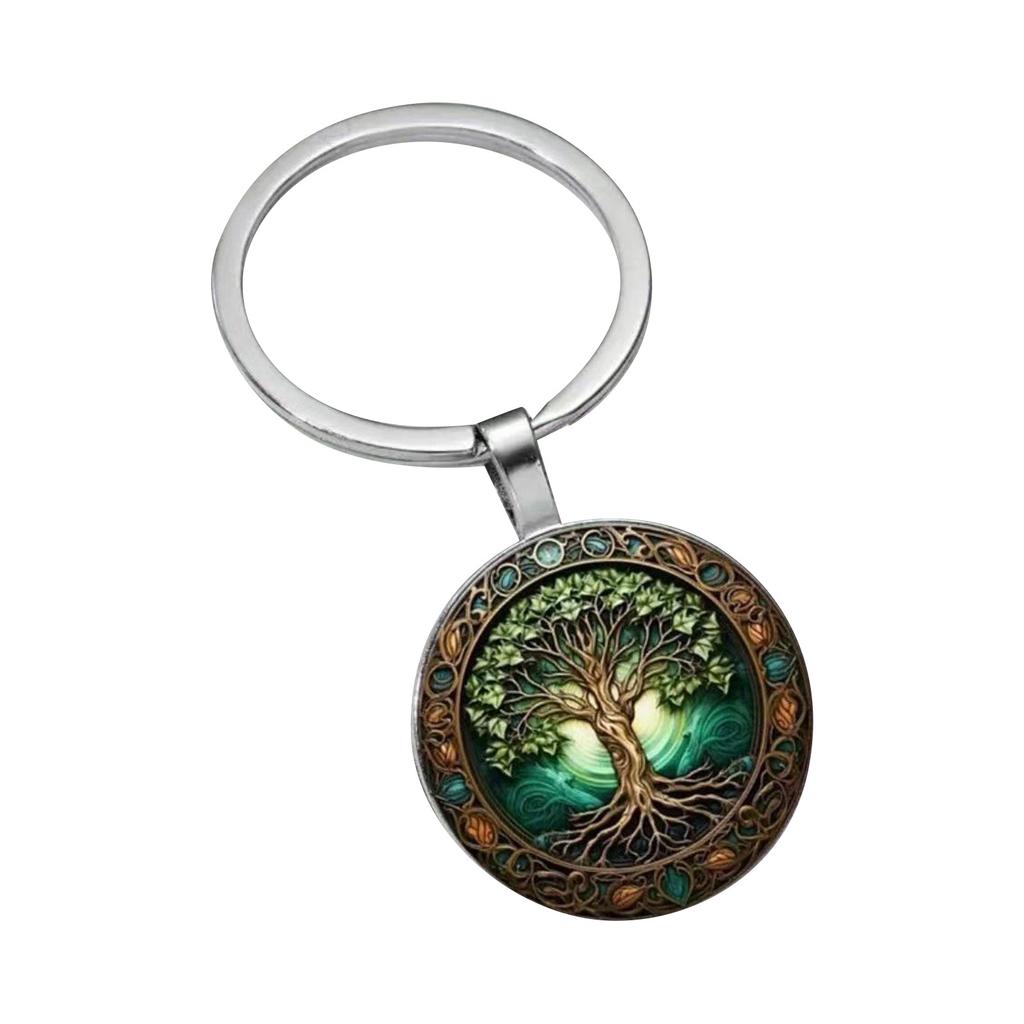 Tree Of Life Collection Time   Alloy Base Keychain Bag Pendant