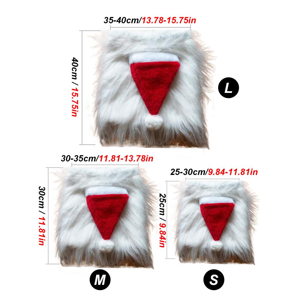 1PC Cute Christmas Dog Hat with Lion's Mane Cosplay Santa Claus Costumes Realistic Lion Wig for Pet Dog with Ear Pet Accessories