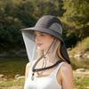 Fishing Hat Insect-Proof Bee-Proof Breathable Mesh Outdoor Anti-Mosquito Hat Shawl Design Wide Brim Summer Sun Hat