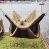 Hamster Hängematte Warmes Bett Plüschhaus Versteck für Kleintier Frettchen Igel Spielen Schlafen Klettern